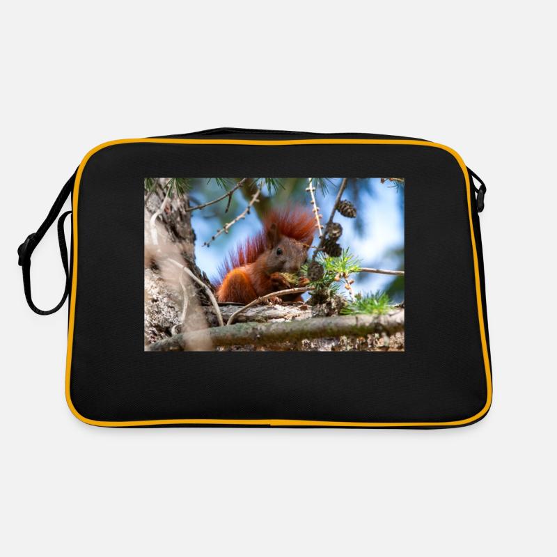 Eichhörnchen Sciurus Retro Tasche