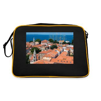 Monastery Church of St. Francis Assisi Zadar - Retro Bag - black/gold - Back