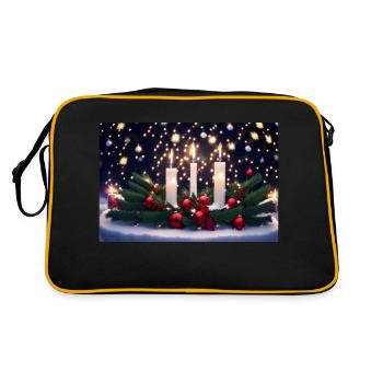 Advent wreath - Retro Bag - black/gold - Back