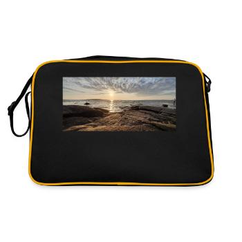 view - Retro Bag - black/gold - Back