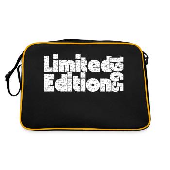 Limitierte Auflage 1965 - Retro Tasche - Schwarz/Gold - Hinten