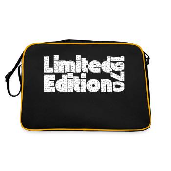 Limitierte Auflage 1970 - Retro Tasche - Schwarz/Gold - Hinten