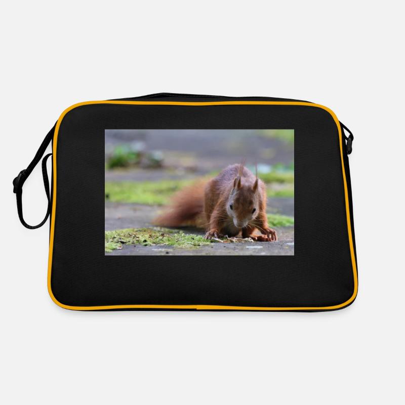 Eichhörnchen Retro Tasche