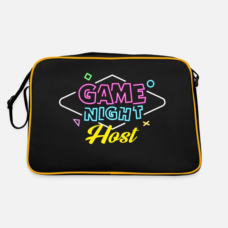 Animateur de la soirée de jeux Sac Retro