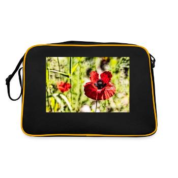 Coquelicots - Sac Retro - noir/or - Dos