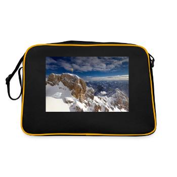 Zugspitze summit cross - Retro Bag - black/gold - Back
