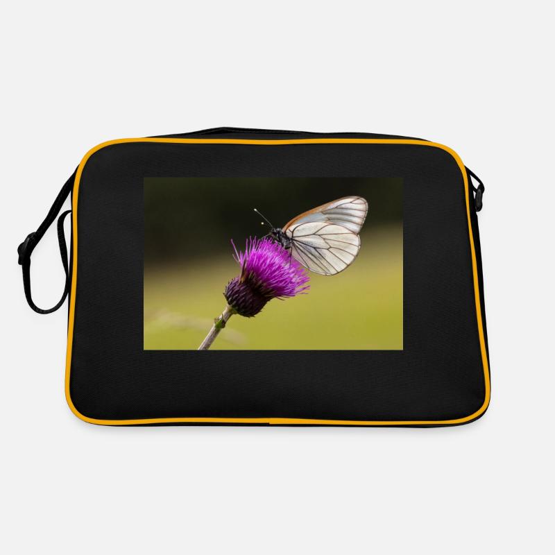 Tree White Retro Bag