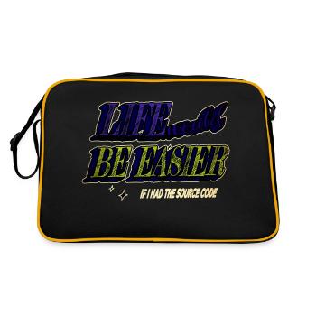 Profession Computer Science - Retro Bag - black/gold - Back