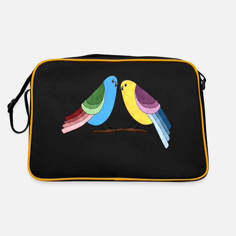 Oiseaux Sac Retro