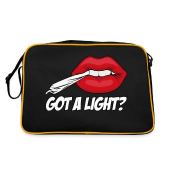 Got a Light? - Retro Bag - black/gold - Back