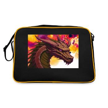 Dragon DC0 - Sac Retro - noir/or - Dos