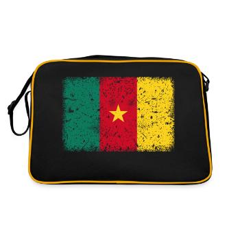 Cameroun - Sac Retro - noir/or - Dos