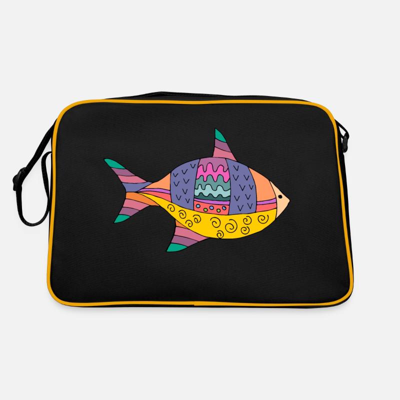 Fisch Retro Tasche