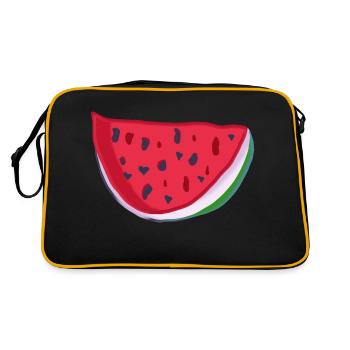 Pastèque - Sac Retro - noir/or - Dos