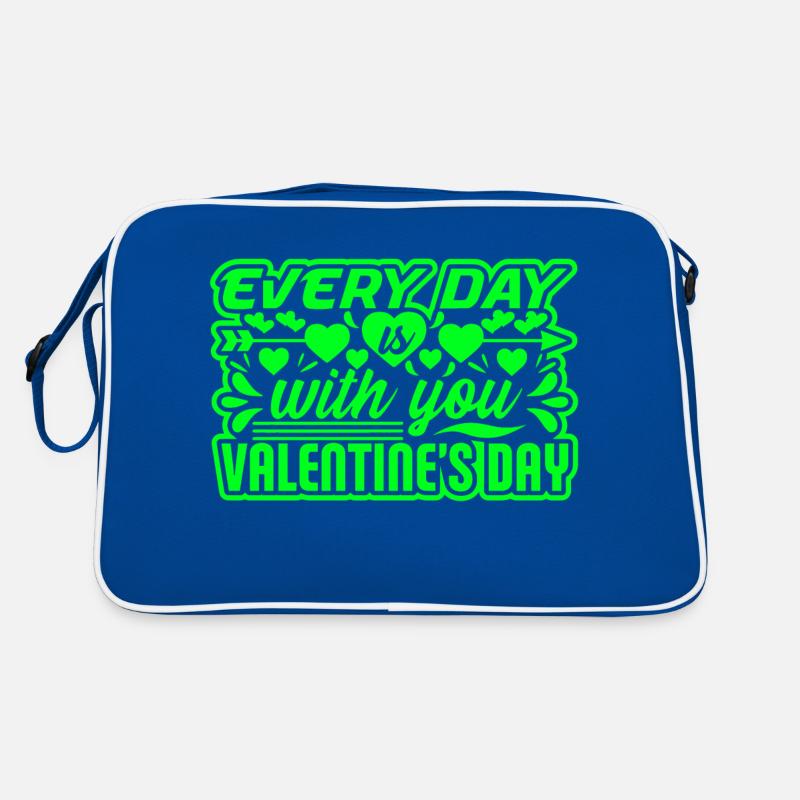 Aimez-moi la Saint-Valentin Joyeux Valentin Saint-Valentin Sac Retro