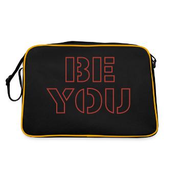 Soyez vous-même - Sac Retro - noir/or - Dos