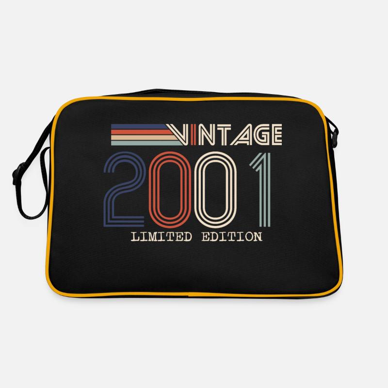 Vintage 2001 Cadeau Anniversaire - Millésime 2001 Sac Retro