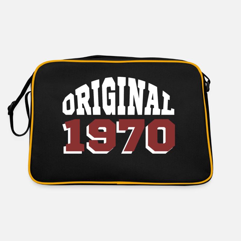 Original 1970 - Sac Retro - noir/or