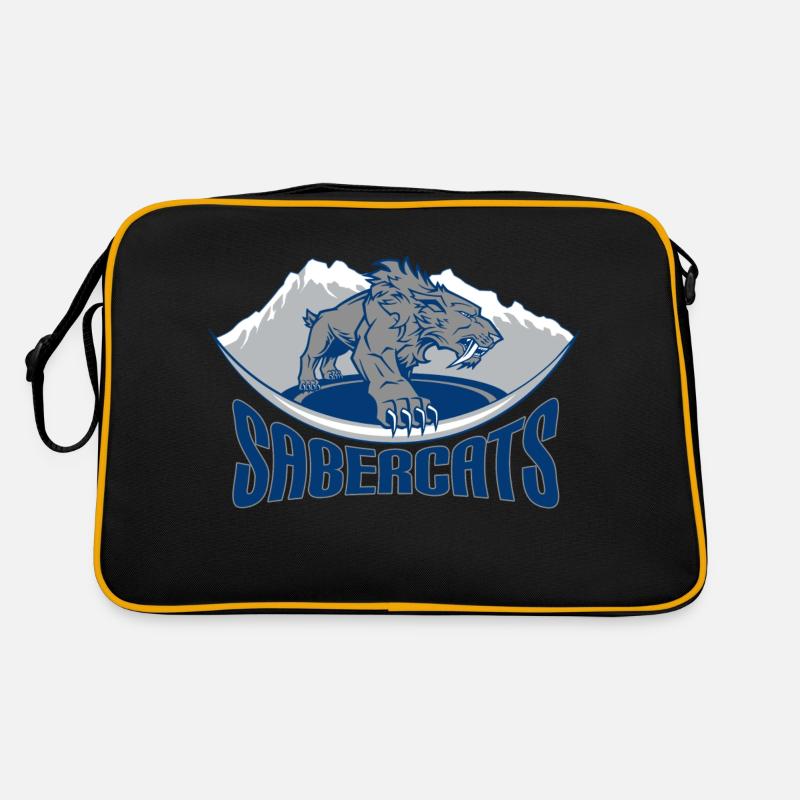 Säbelzahntiger Retro Tasche