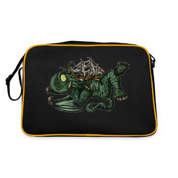 Batavia Cthulhu - Retro Bag - black/gold - Back