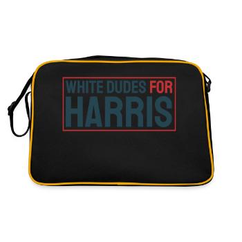 Des mecs-blancs-pour-Harris - Sac Retro - noir/or - Dos