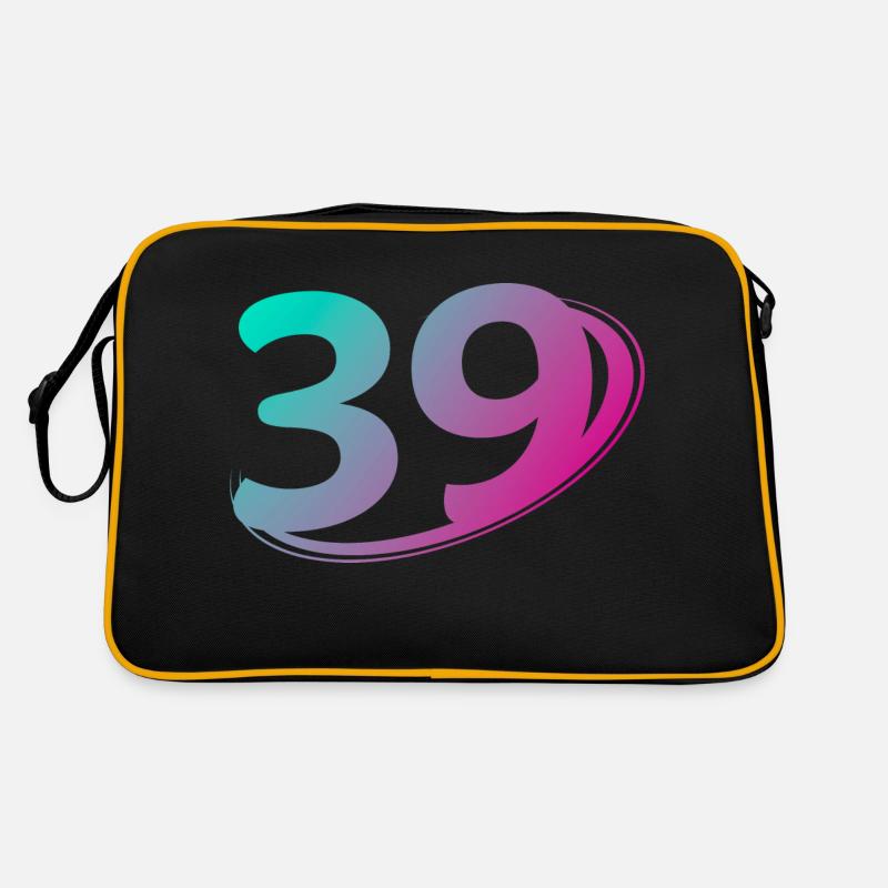 Numéro 39 multicolore Sac Retro