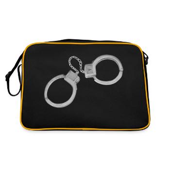 Handcuffs - Retro Bag - black/gold - Back