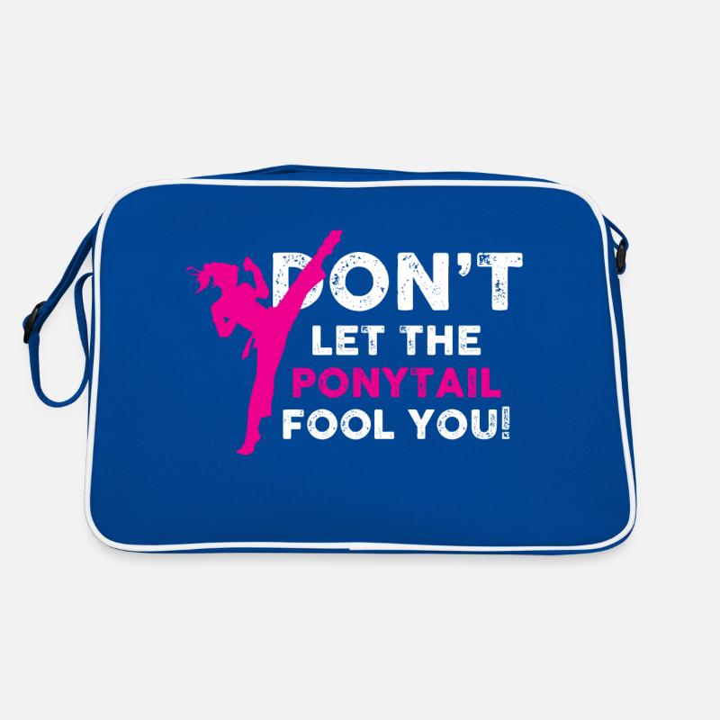 ne vous laissez pas tromper par la queue de cheval Concevez pour un kung Sac Retro