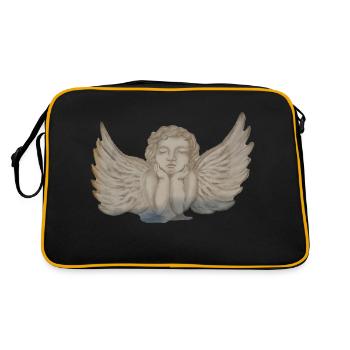 ANGE - Sac Retro - noir/or - Dos