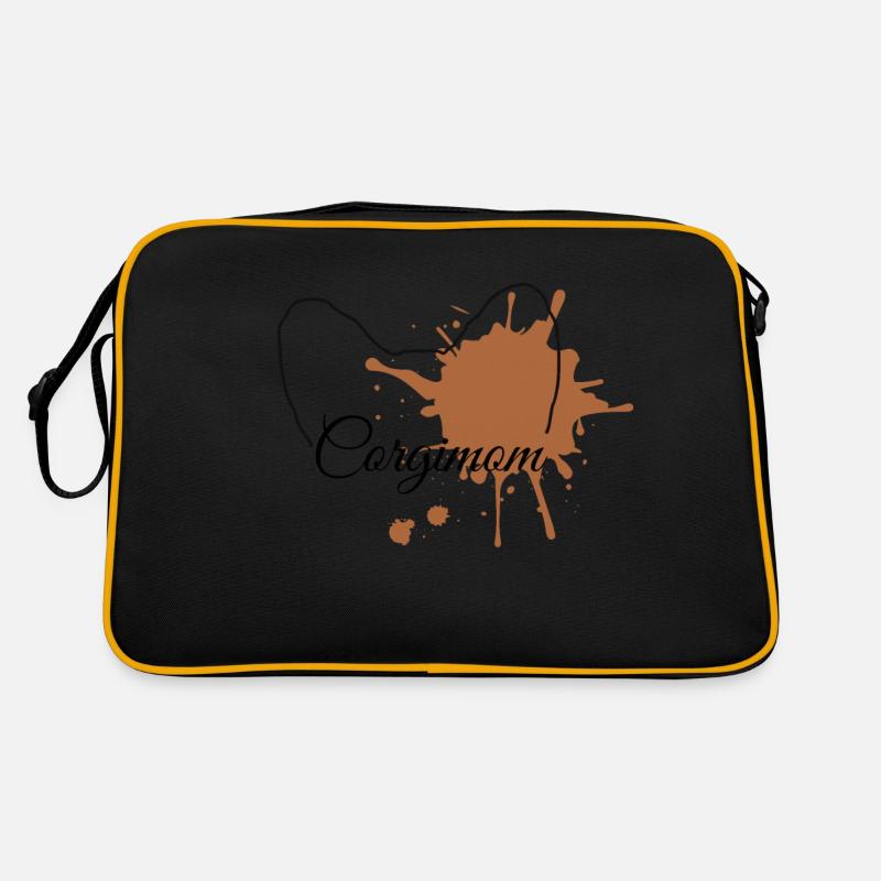 Corgimom Splash Retro Tasche