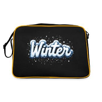 HIVER - Sac Retro - noir/or - Dos