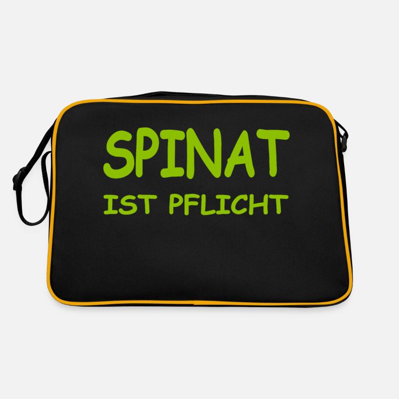 Spinat Retro Tasche
