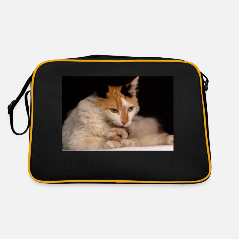 Die Katze Retro Tasche