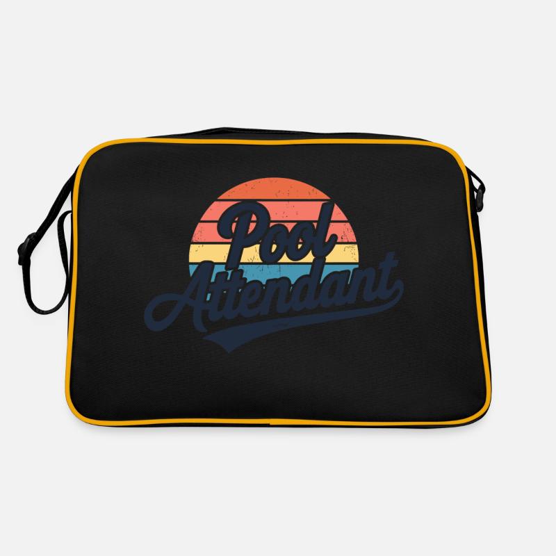Humor by the pool Retro Bag