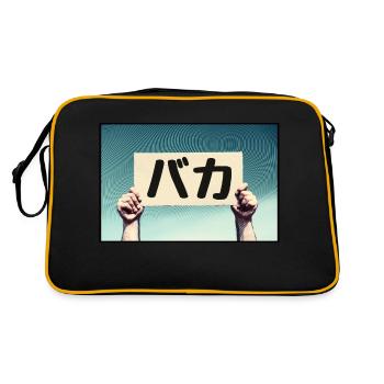 Sign - Baka! - Retro Bag - black/gold - Back
