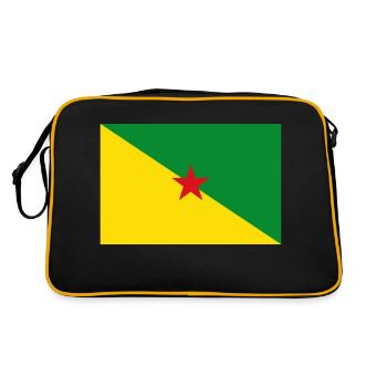 Guyane française - Sac Retro - noir/or - Dos