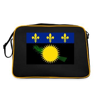 Guadeloupe - Sac Retro - noir/or - Dos