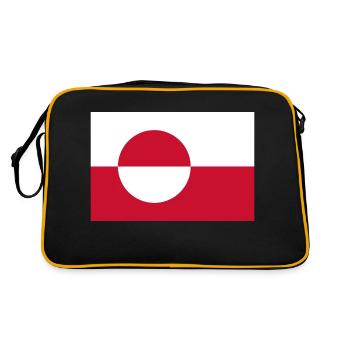 Grönland - Retro Tasche - Schwarz/Gold - Hinten