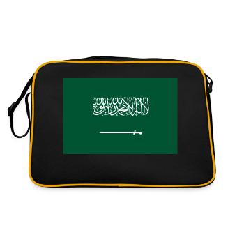 Saudi Arabia - Retro Bag - black/gold - Back