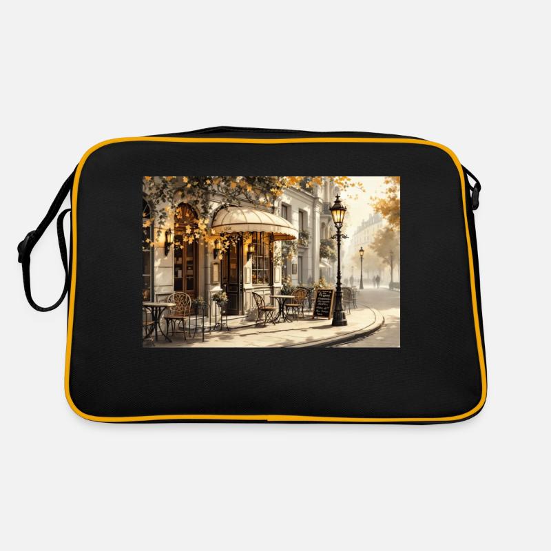 Parisian Café – Autumnal Elegance Retro Bag