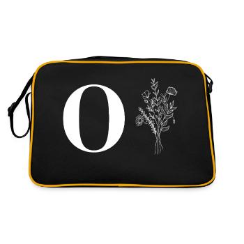 Lette o fleurs minimalistes - Sac Retro - noir/or - Dos