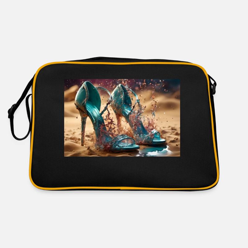 Sandales dans le sable - AI Sac Retro