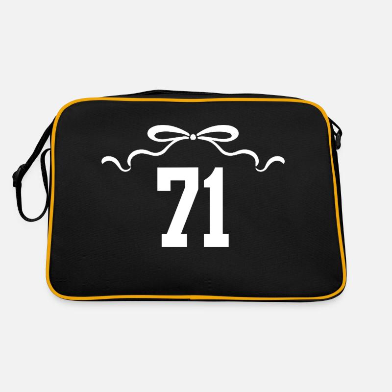 Number 71 Knot - 71st Anniversary Retro Bag