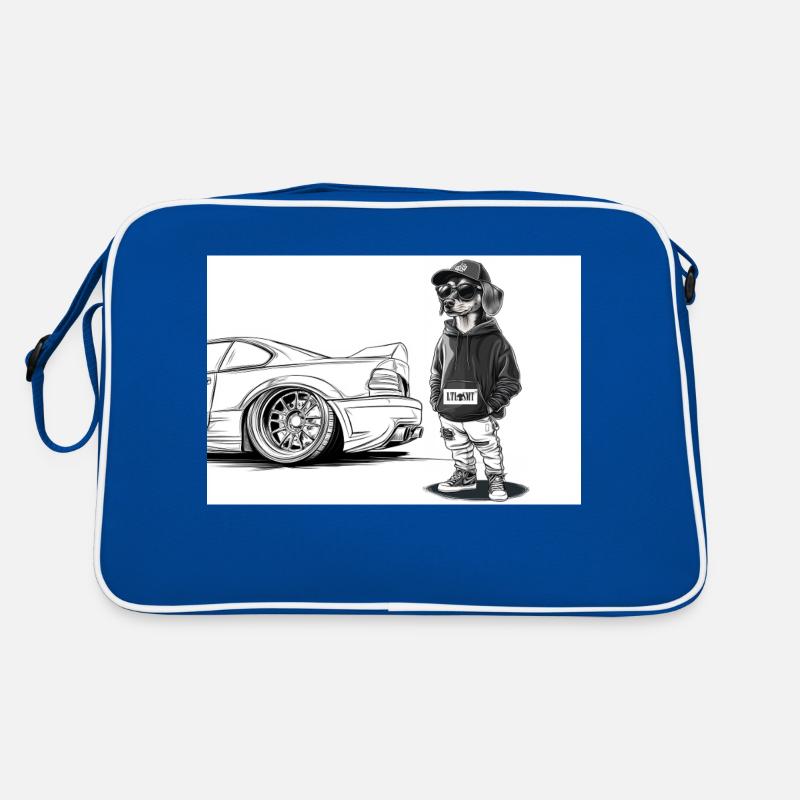 Tuner Dackel Retro Tasche