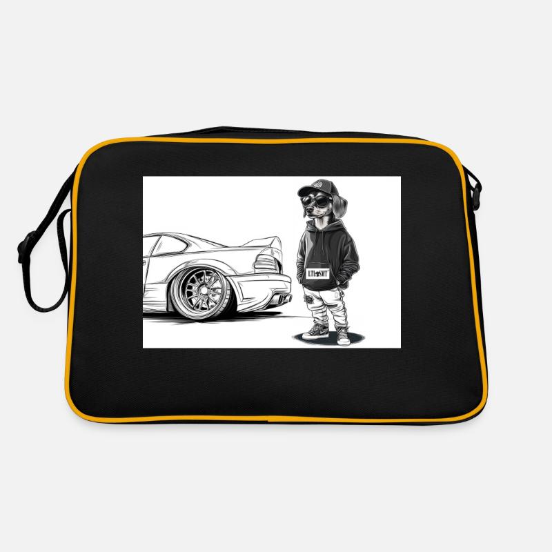 Tuner Dachshund Retro Bag