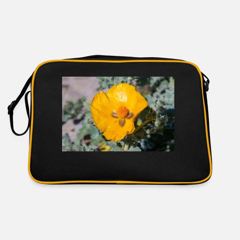Hornmohn auch Hornmohn oder Seemohn (Gelber Retro Tasche