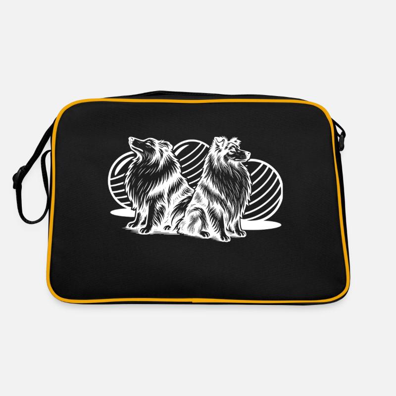 Driftball (white) - Retro Bag - black/gold