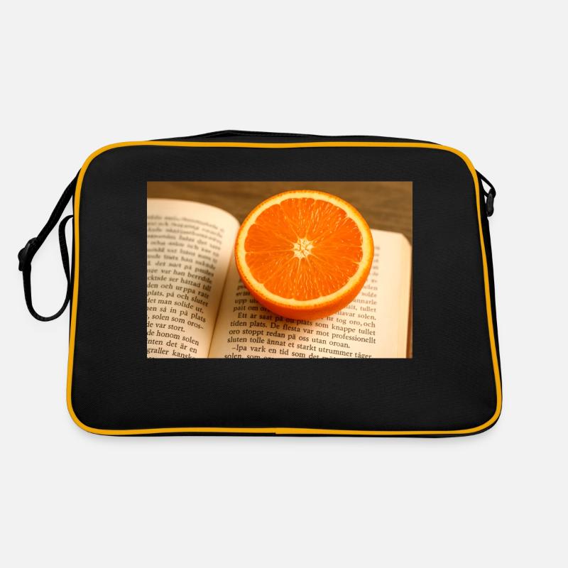 Beech and orange Retro Bag