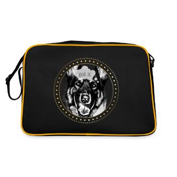 Winner - Retro Bag - black/gold - Back