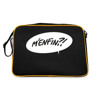 M'enfin - Sac Retro - noir/or - Dos